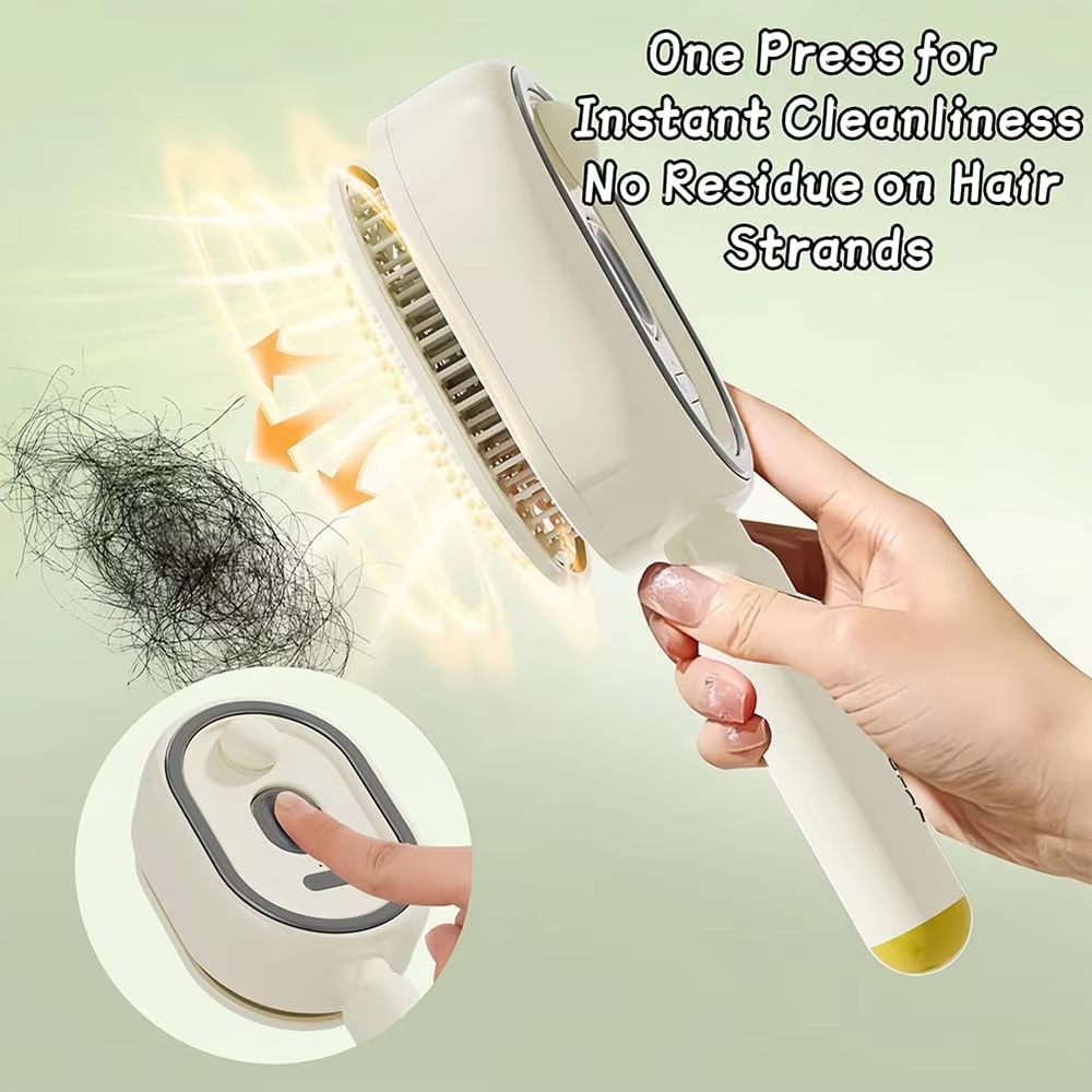 Hair Care Essential Oil Atomizing - Electric Spray Massage Hair Comb, Atomizing