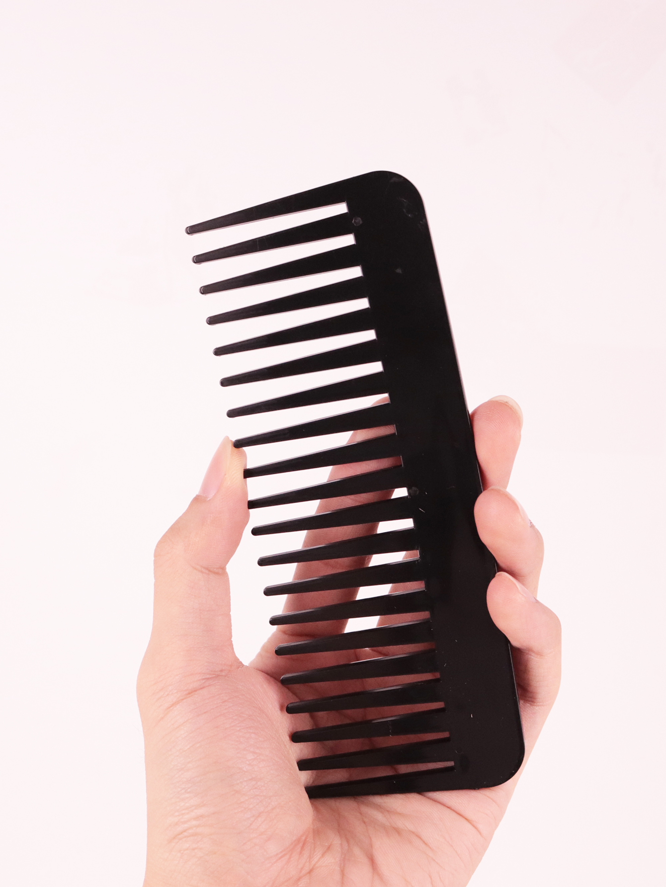 Detangling Wide Comb - 1 thick plastic heat-resistant, anti-static long