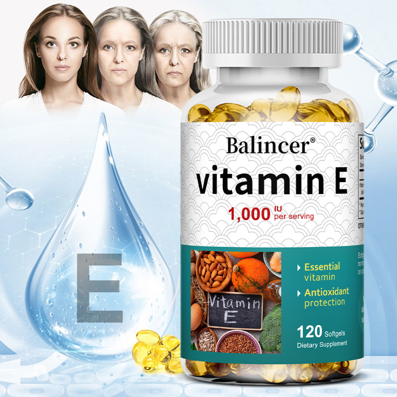 Hair Care Capsule - Natural Vitamin E Capsules, Antioxidant Supplement,