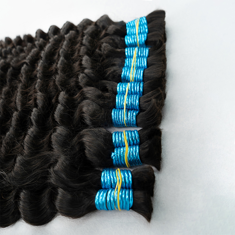 Hair Care Indian - Mink Hair Bulk Loose Deep Water