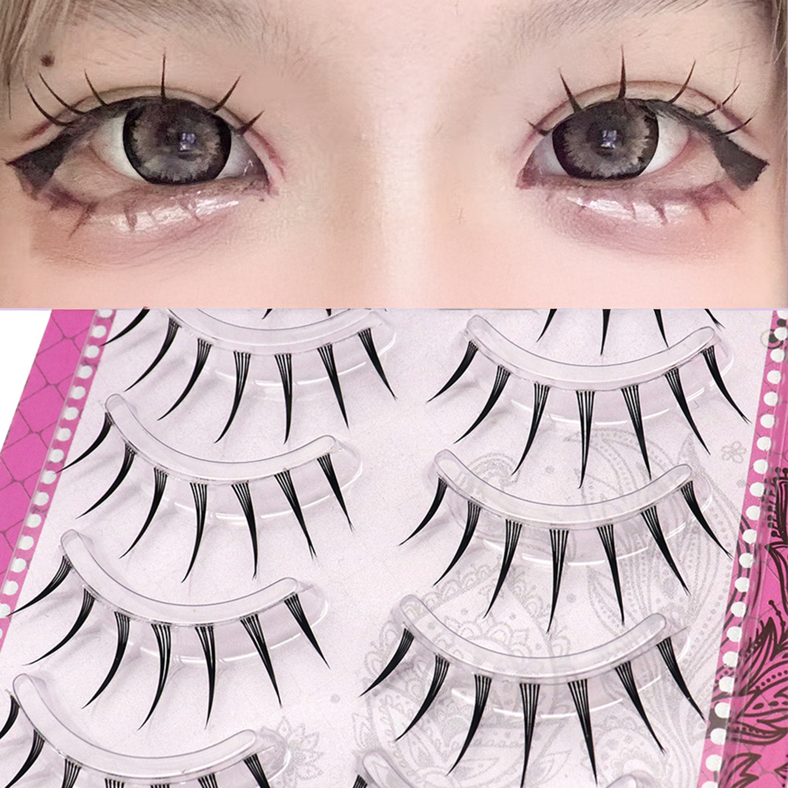 Full Strip One-Piece False Eye - đánh giá và giá Hair Care Korean Products