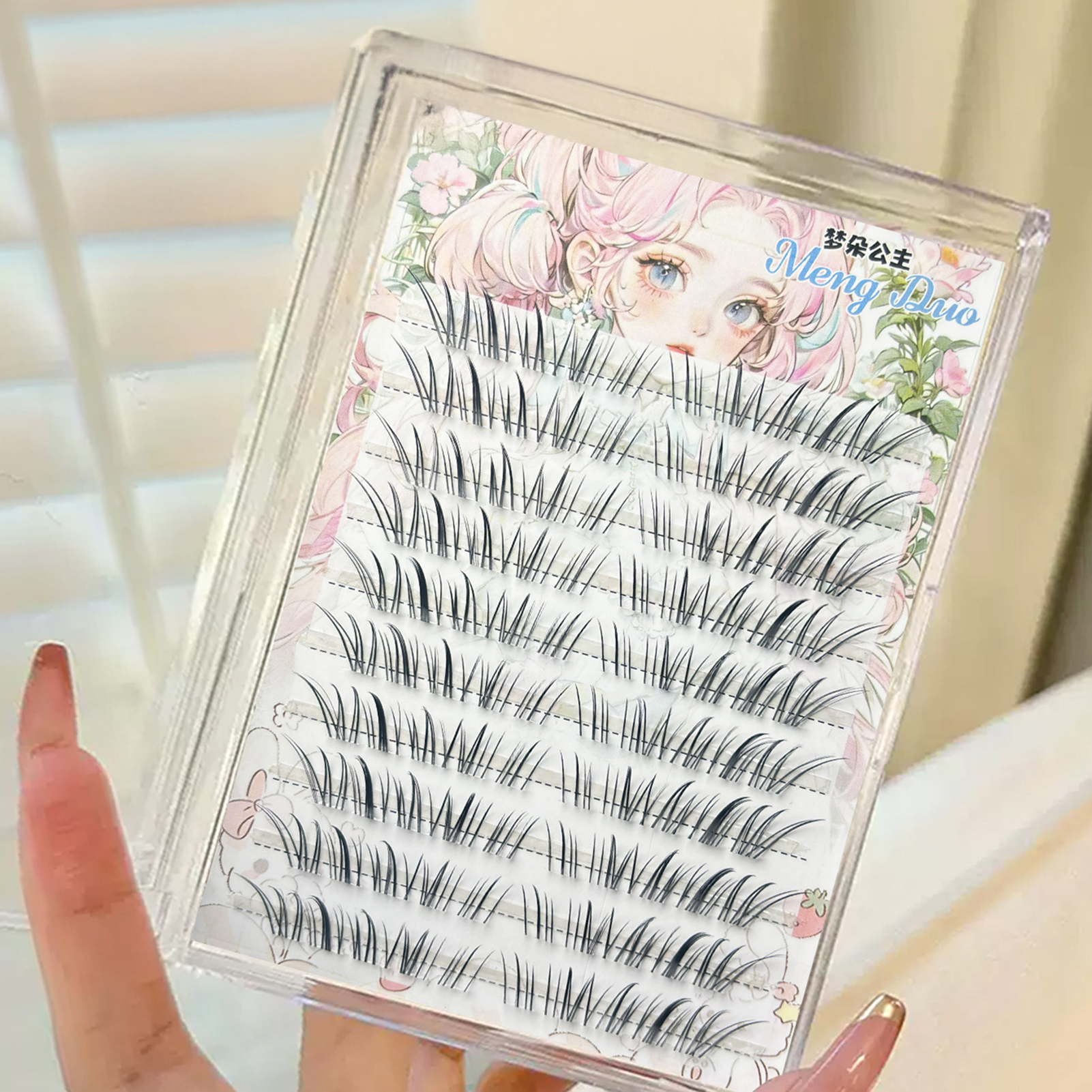 DIY False Eyelashes Transparen - đánh giá và giá Hair Care Korean Products