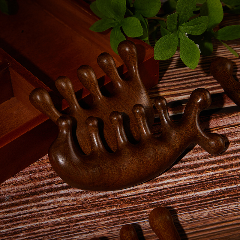 Wood Therapy Massage Comb Head - đánh giá và giá Detangling Wide Comb
