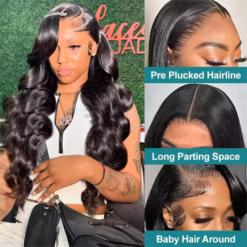 180-220% Density Natural Black - đánh giá và giá Lace Front Wig