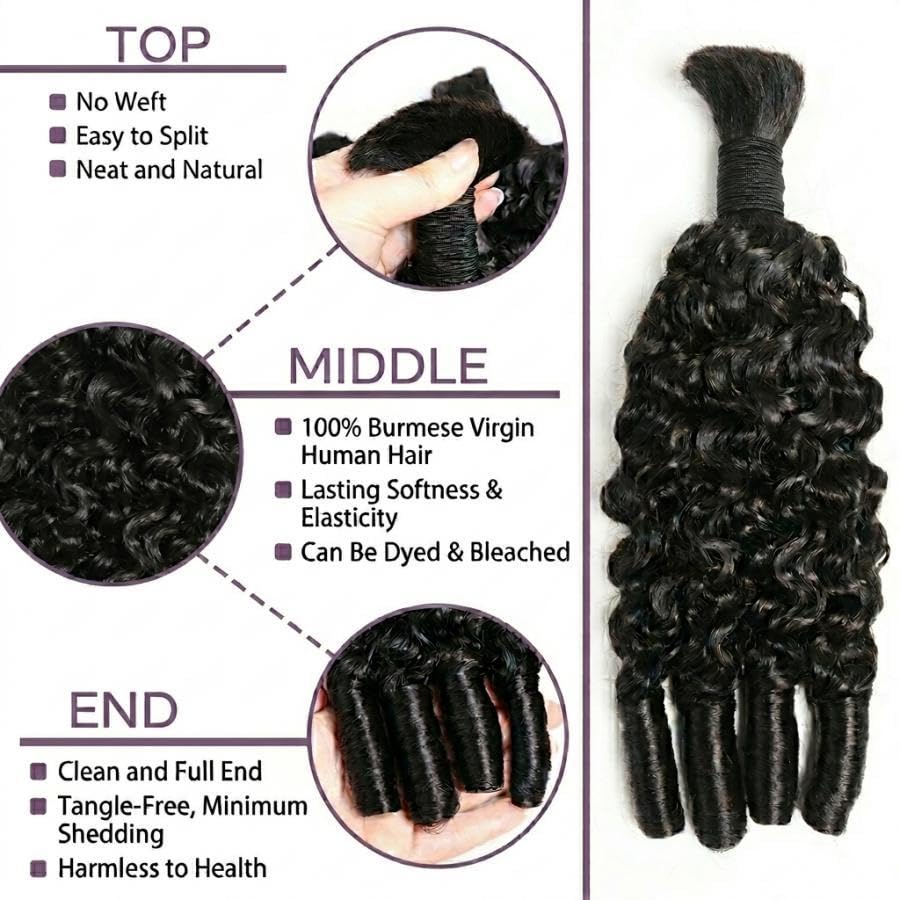 Human Braiding Hair For Boho B - đánh giá và giá Hair Care Indian