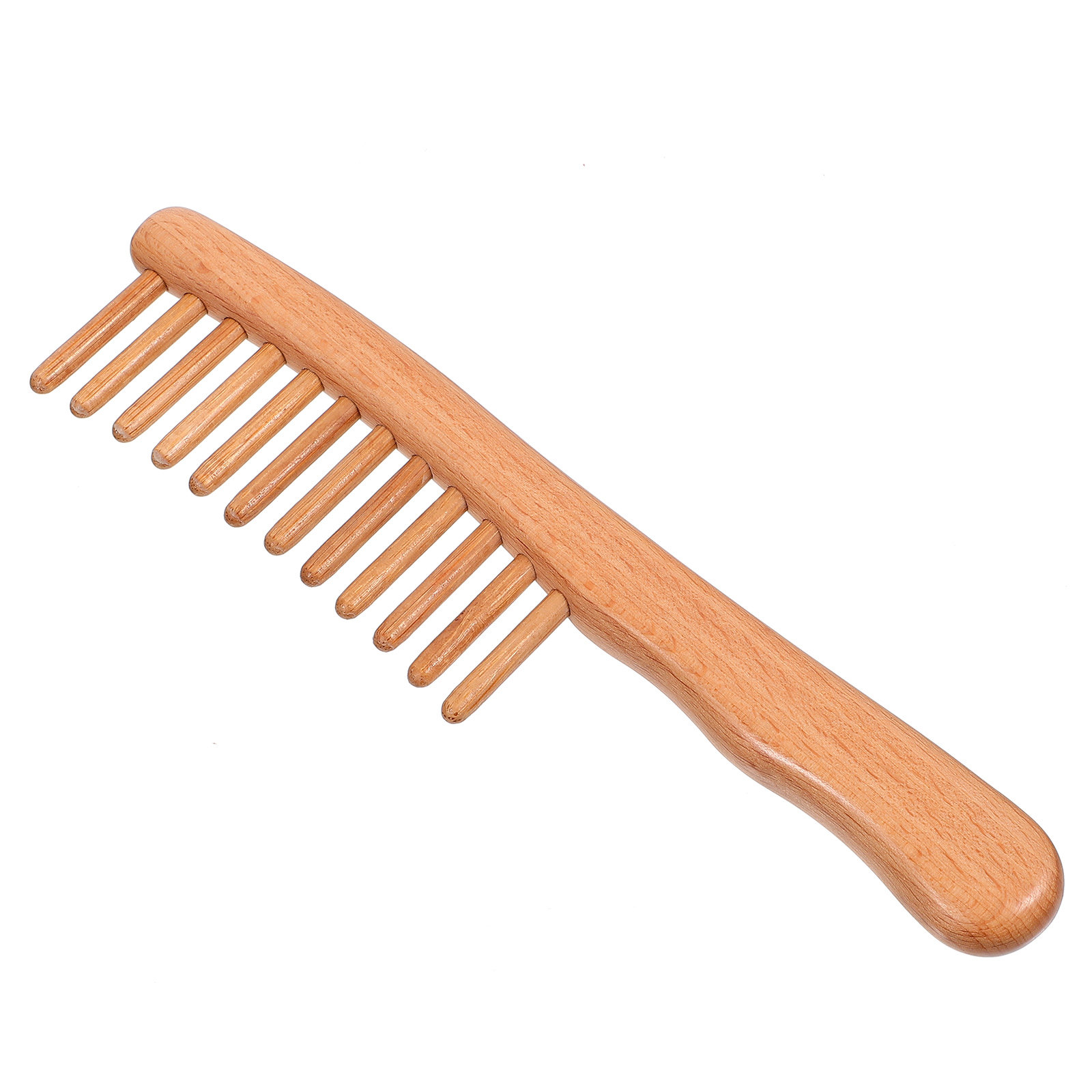 1Pcs Polished Natural Wood Mas - đánh giá và giá Hair Care Natural