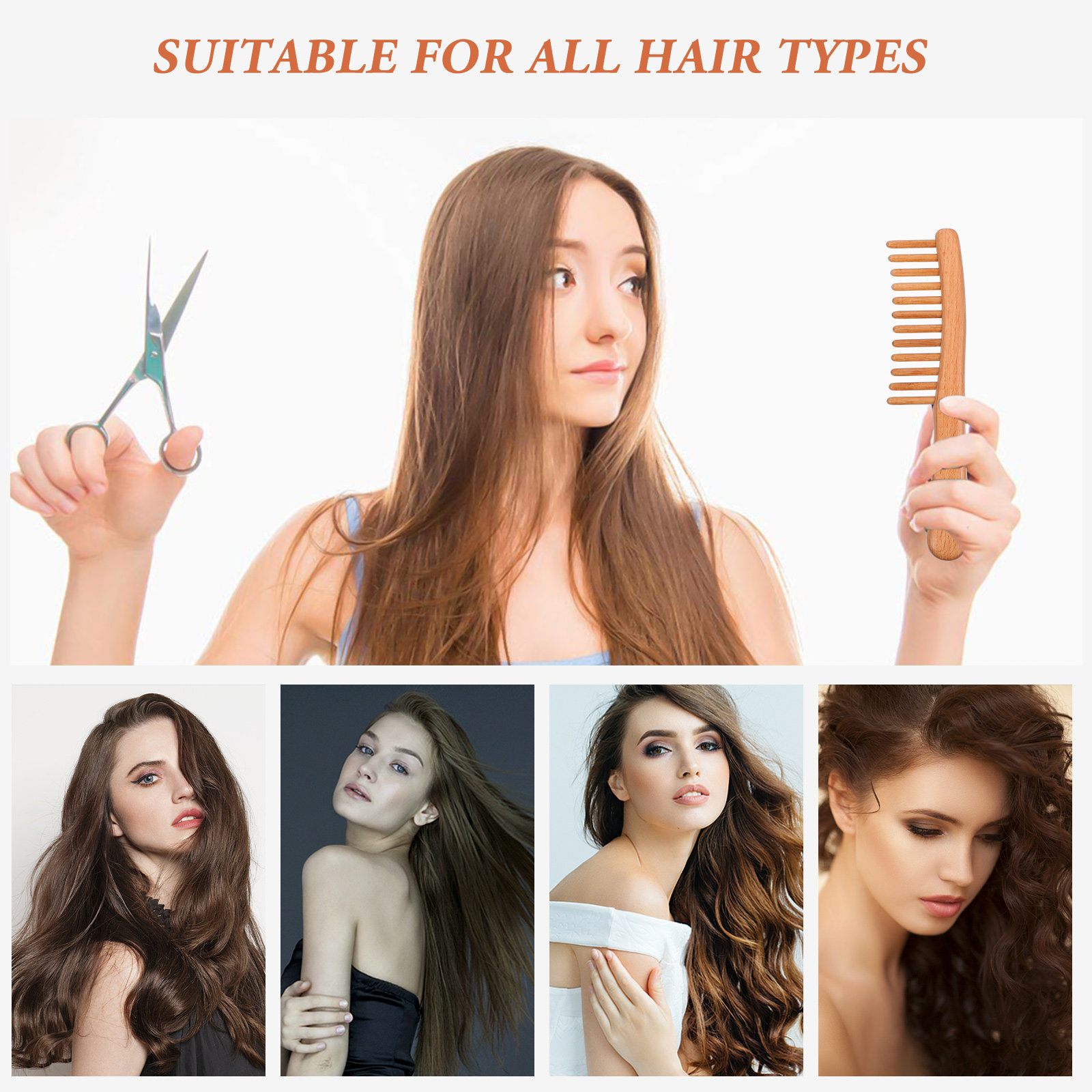 1Pcs Polished Natural Wood Mas - đánh giá và giá Hair Care Natural