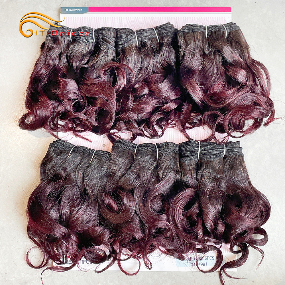6Pcs Curly Bundles Indian Weav - đánh giá và giá Hair Care Indian