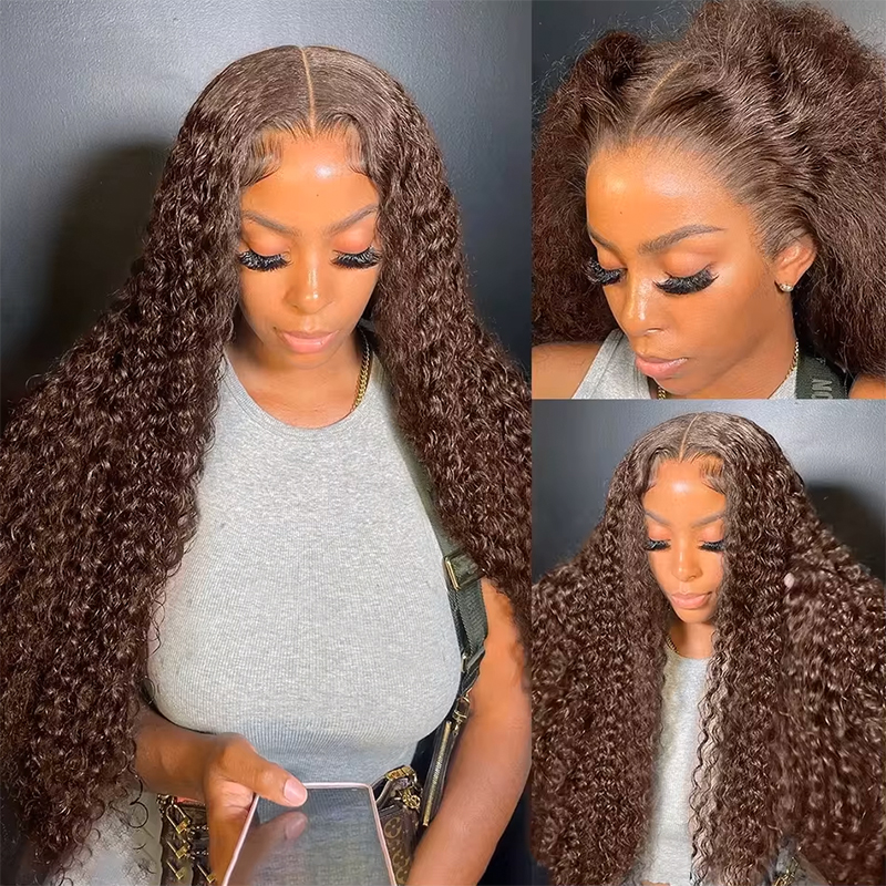 Chocolate Brown Colored 220% D - đánh giá và giá Lace Front Wig