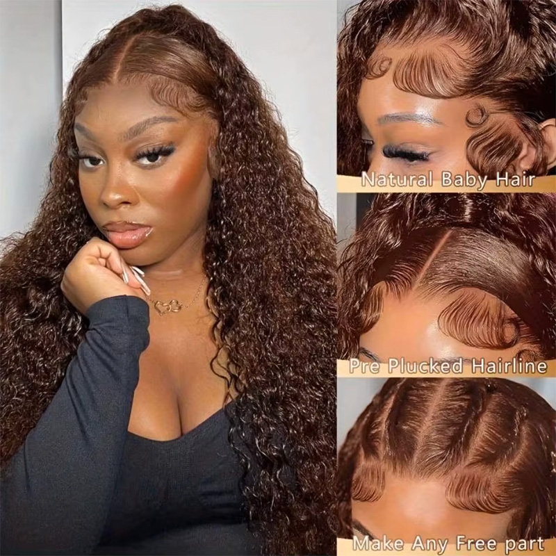 Chocolate Brown Colored 220% D - đánh giá và giá Lace Front Wig
