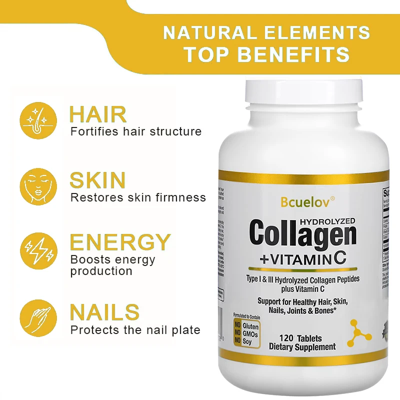 bcuelov Hydrolyzed Collagen Pe - đánh giá và giá Hair Care Capsule