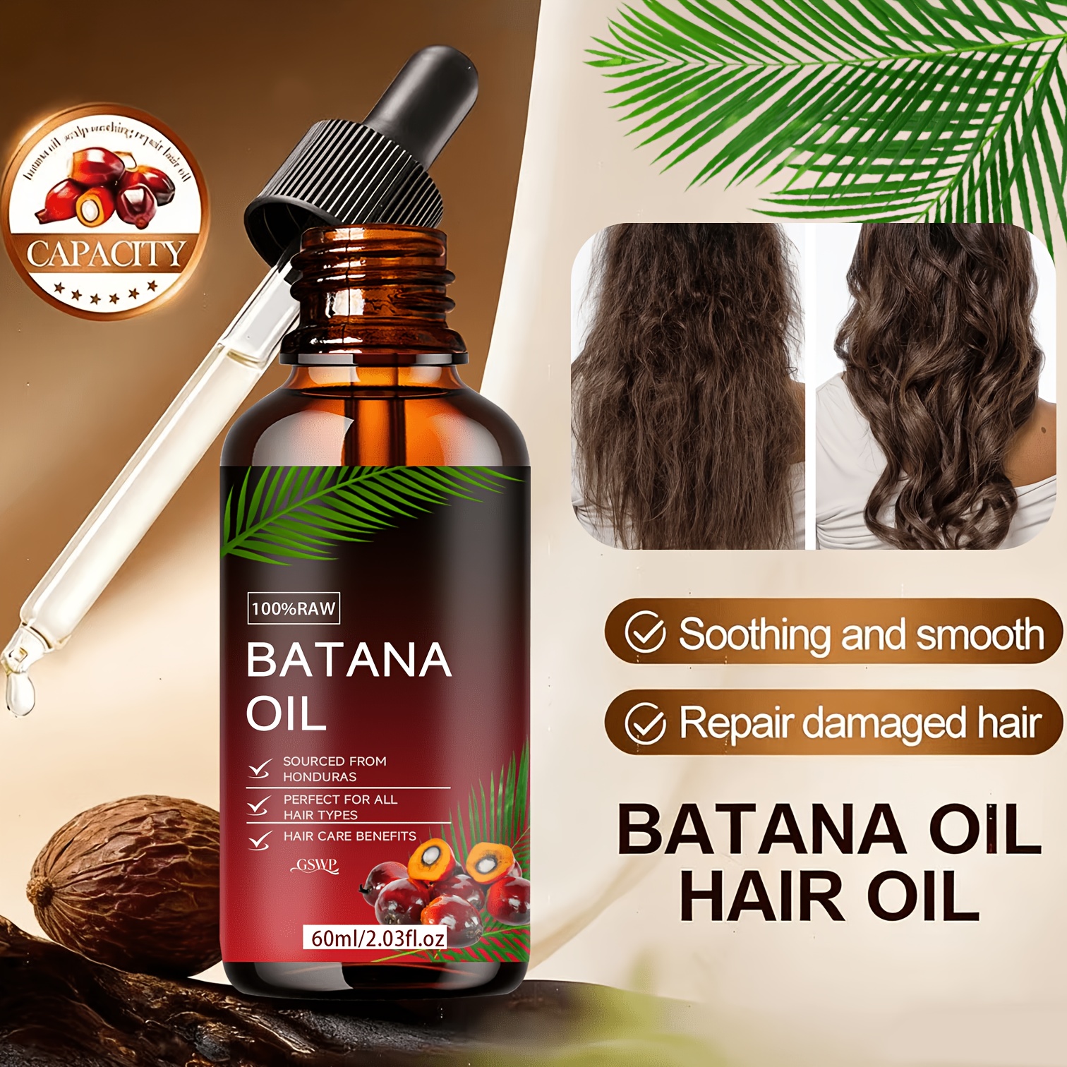 GSWP Batana Oil Hair Oil, Deep - đánh giá và giá Hair Care Indian
