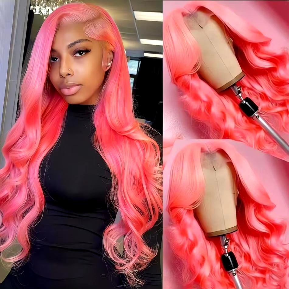 13x4 Body Wave Light Pink Lace - đánh giá và giá Lace Front Wig