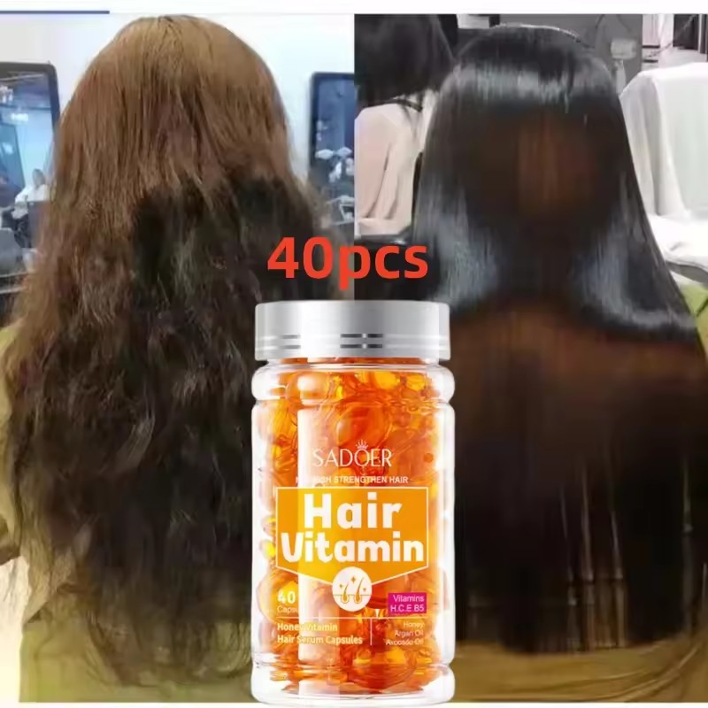 40Pcs Hair Vitamin Capsule Oil - đánh giá và giá Hair Care Honey