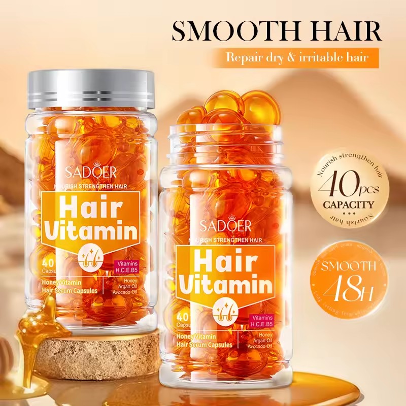 40Pcs Hair Vitamin Capsule Oil - đánh giá và giá Hair Care Honey