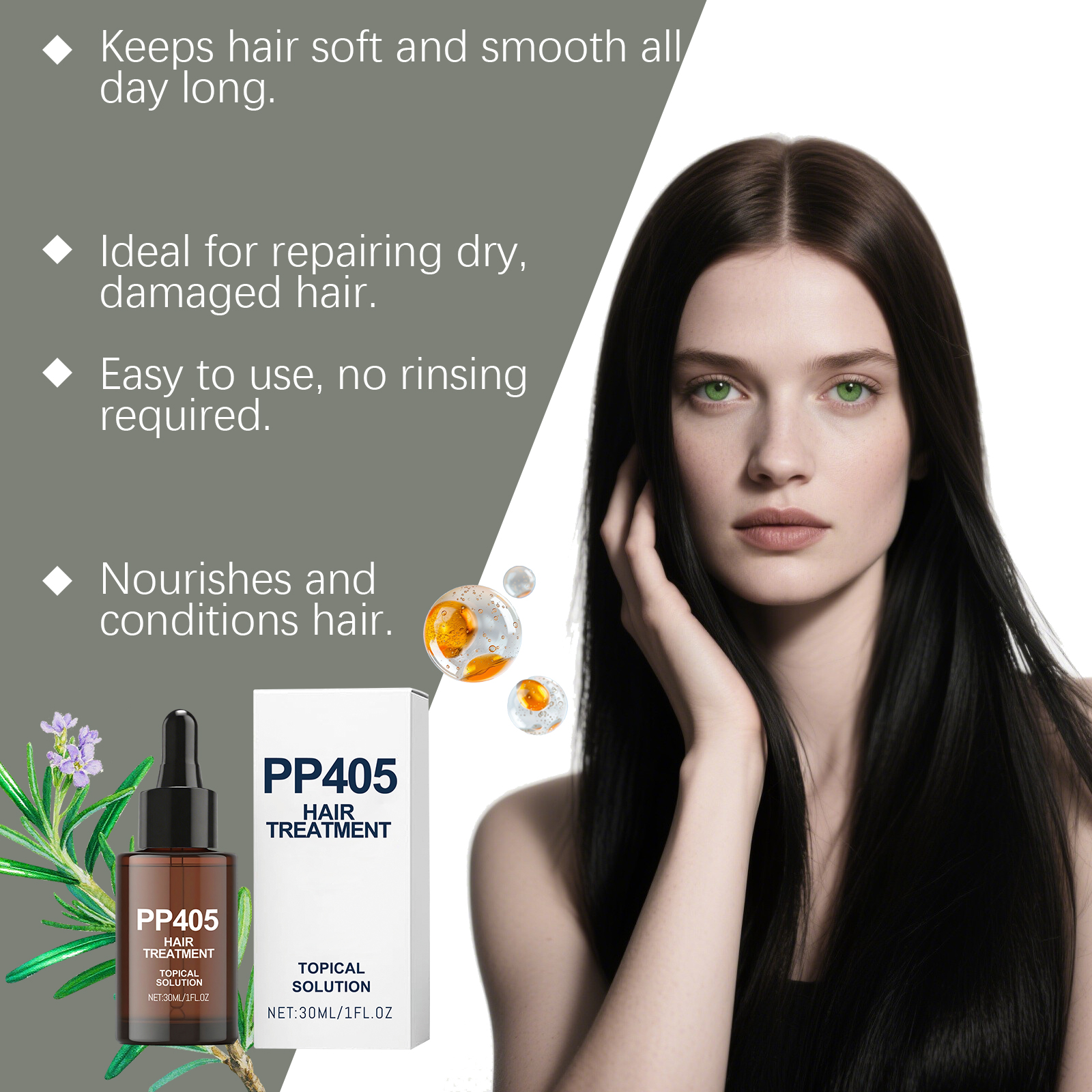 PP405 Hair Treatment Oil Anti  - đánh giá và giá Hair Care Essence Oil
