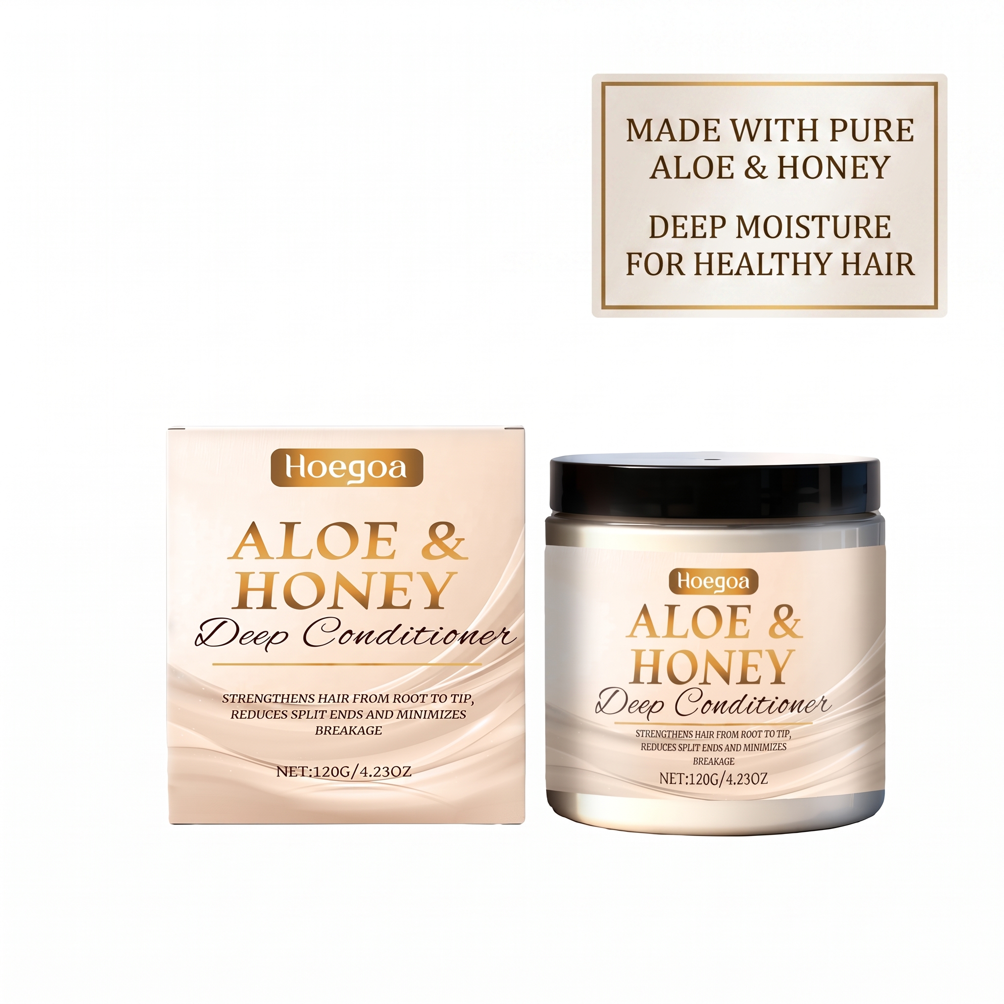 HOEGOA Aloe & Honey Deep Condi - đánh giá và giá Hair Care Honey
