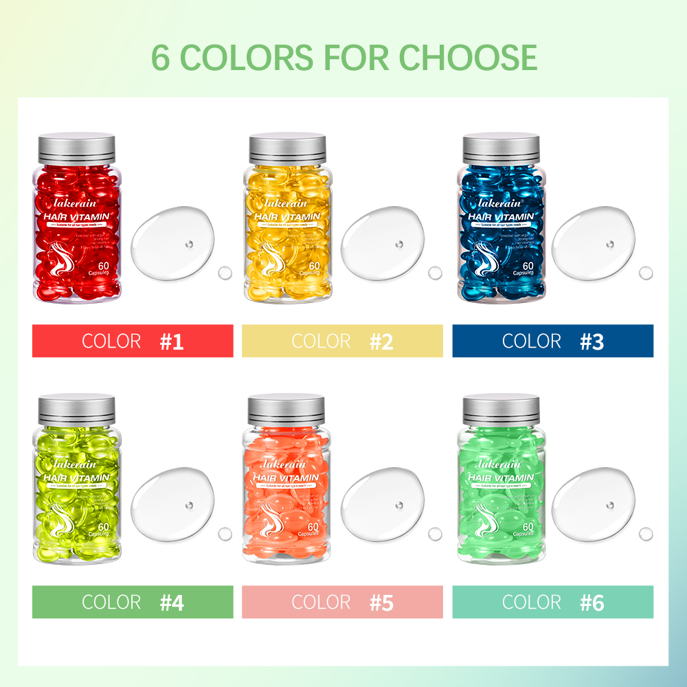 6 Bottles Vitamin Oil Hair Car - đánh giá và giá Hair Care Essence Oil