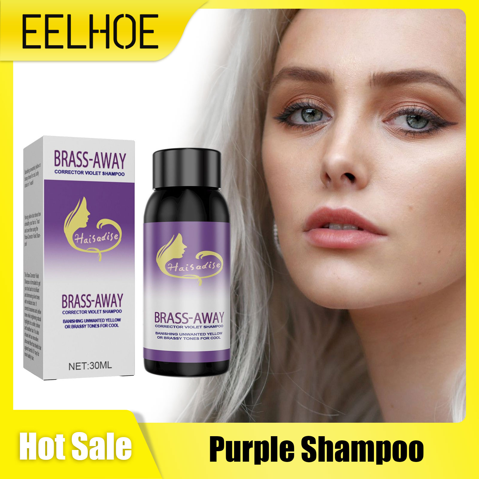 EELHOE Purple Shampoo for Blon - đánh giá và giá Hair Care Natural