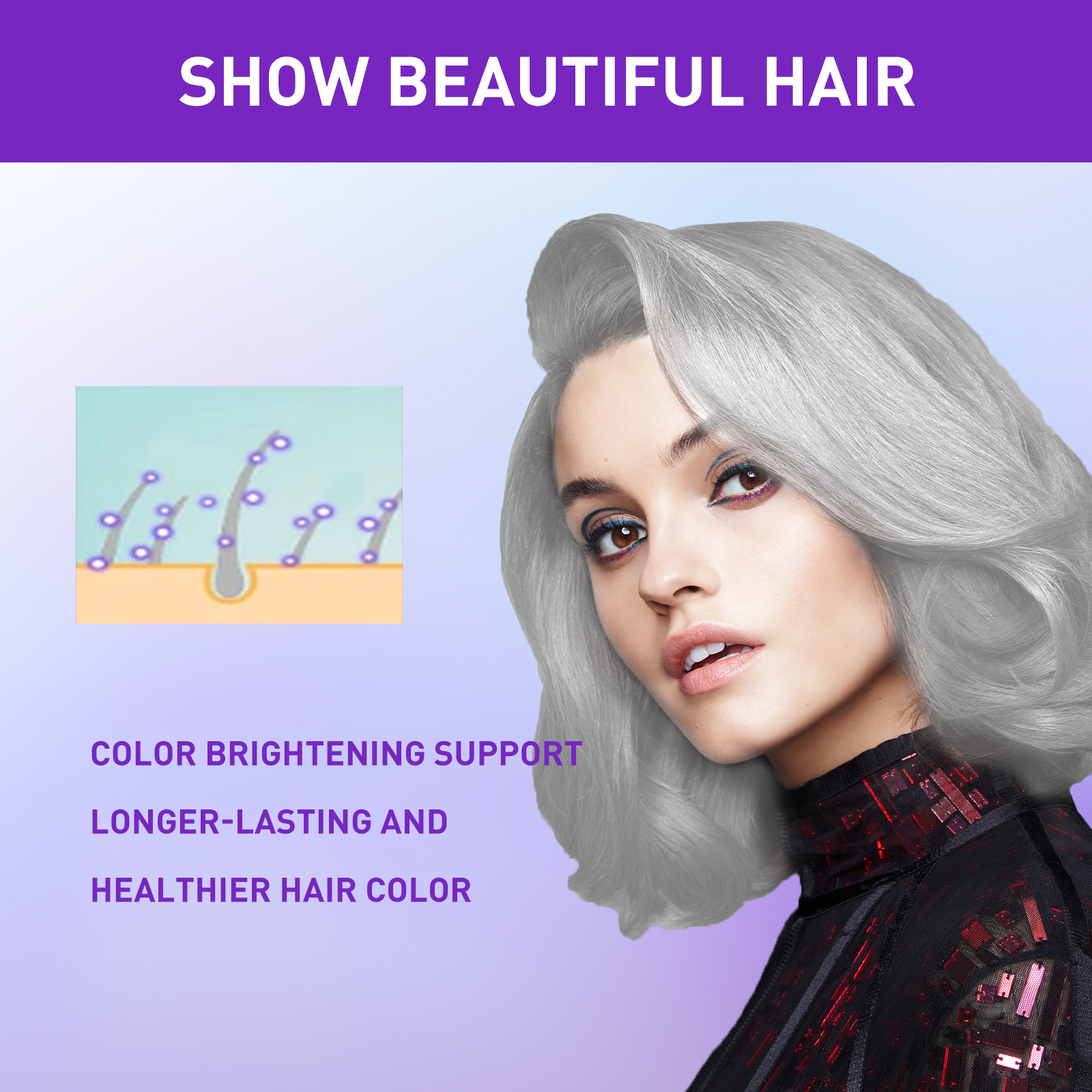 EELHOE Purple Shampoo for Blon - đánh giá và giá Hair Care Natural