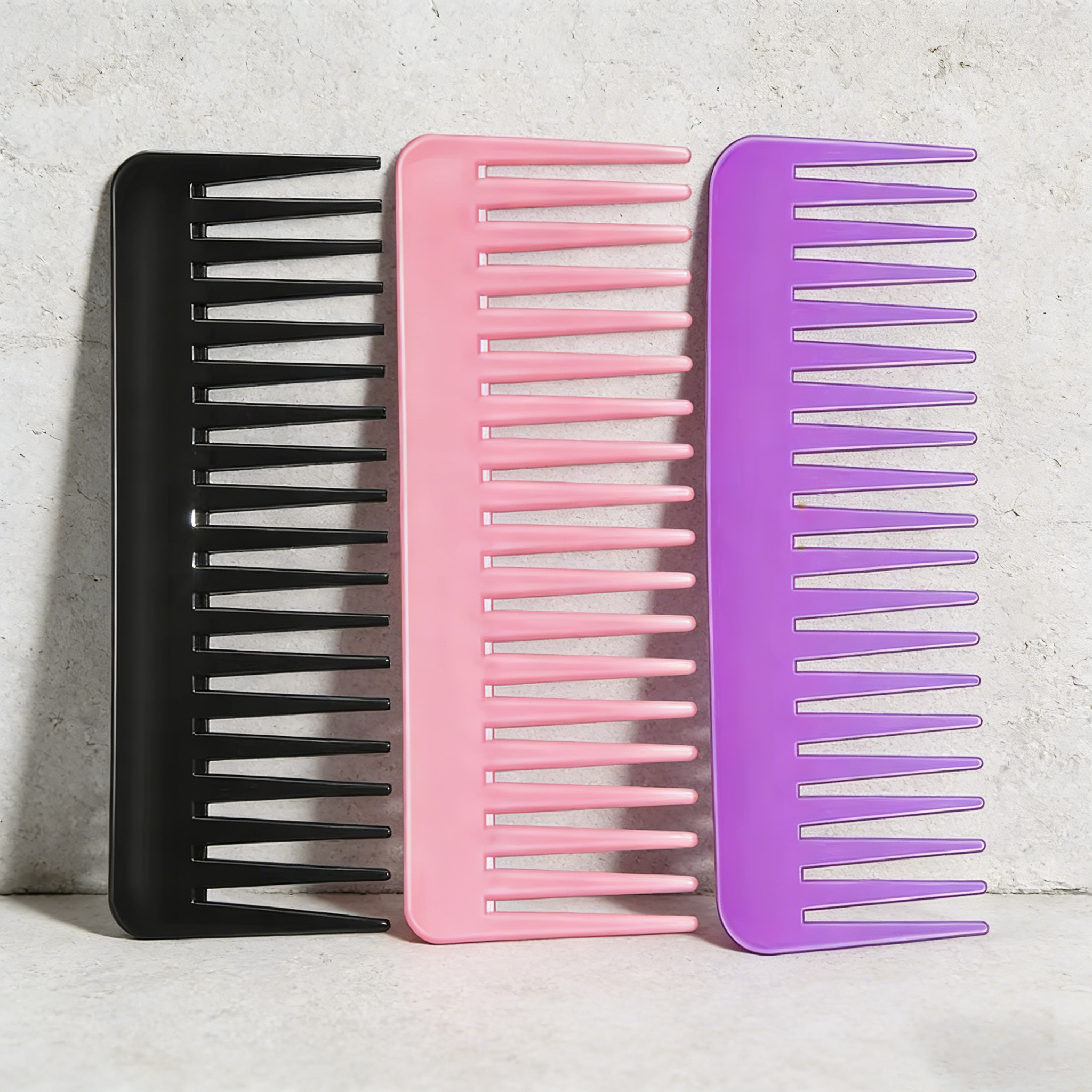 Three piece wide toothed comb  - đánh giá và giá Detangling Wide Comb