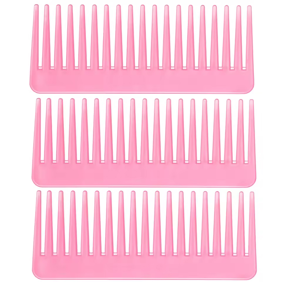 Three piece wide toothed comb  - đánh giá và giá Detangling Wide Comb