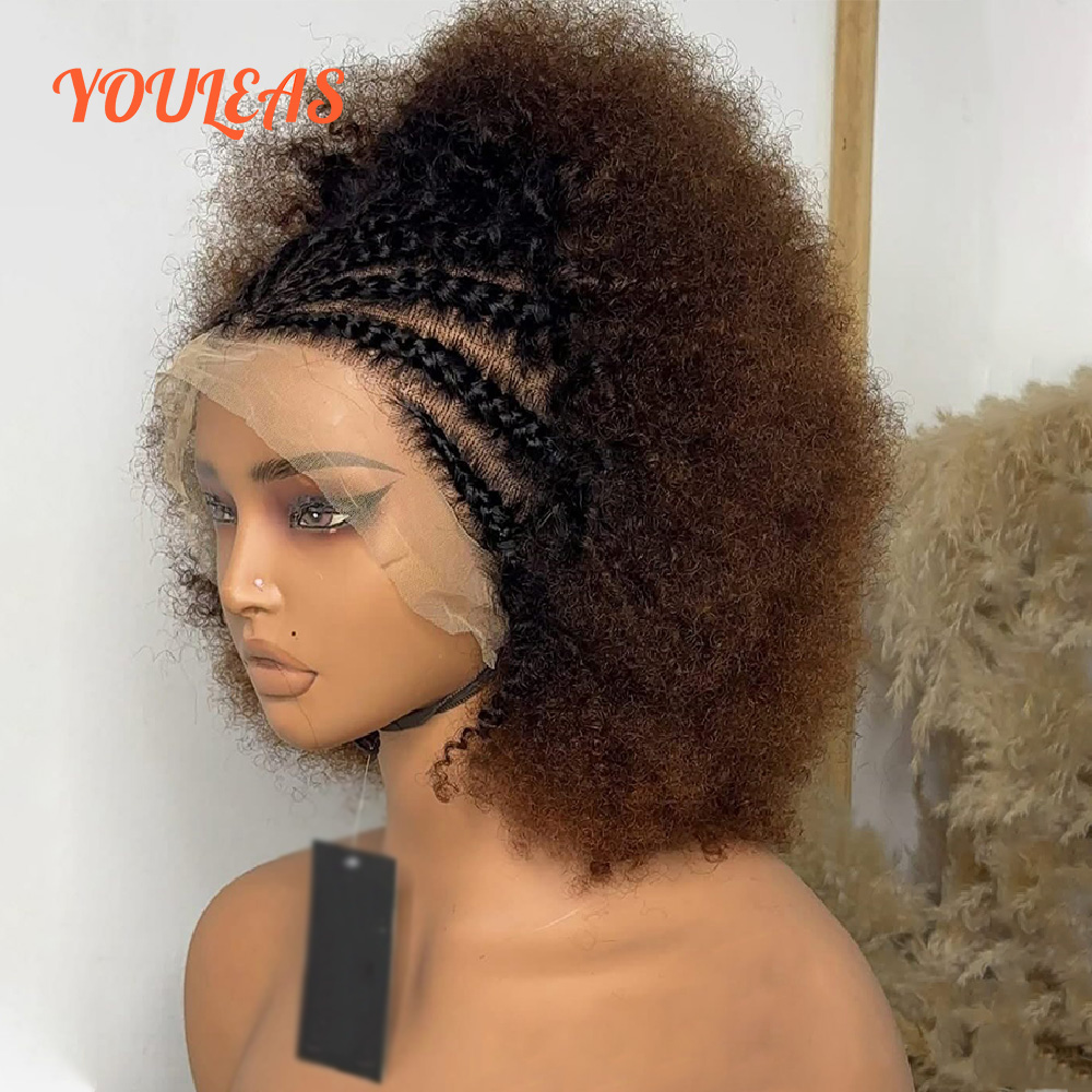 Afro Kinky Curly Wig Short Bob - đánh giá và giá Lace Front Wig