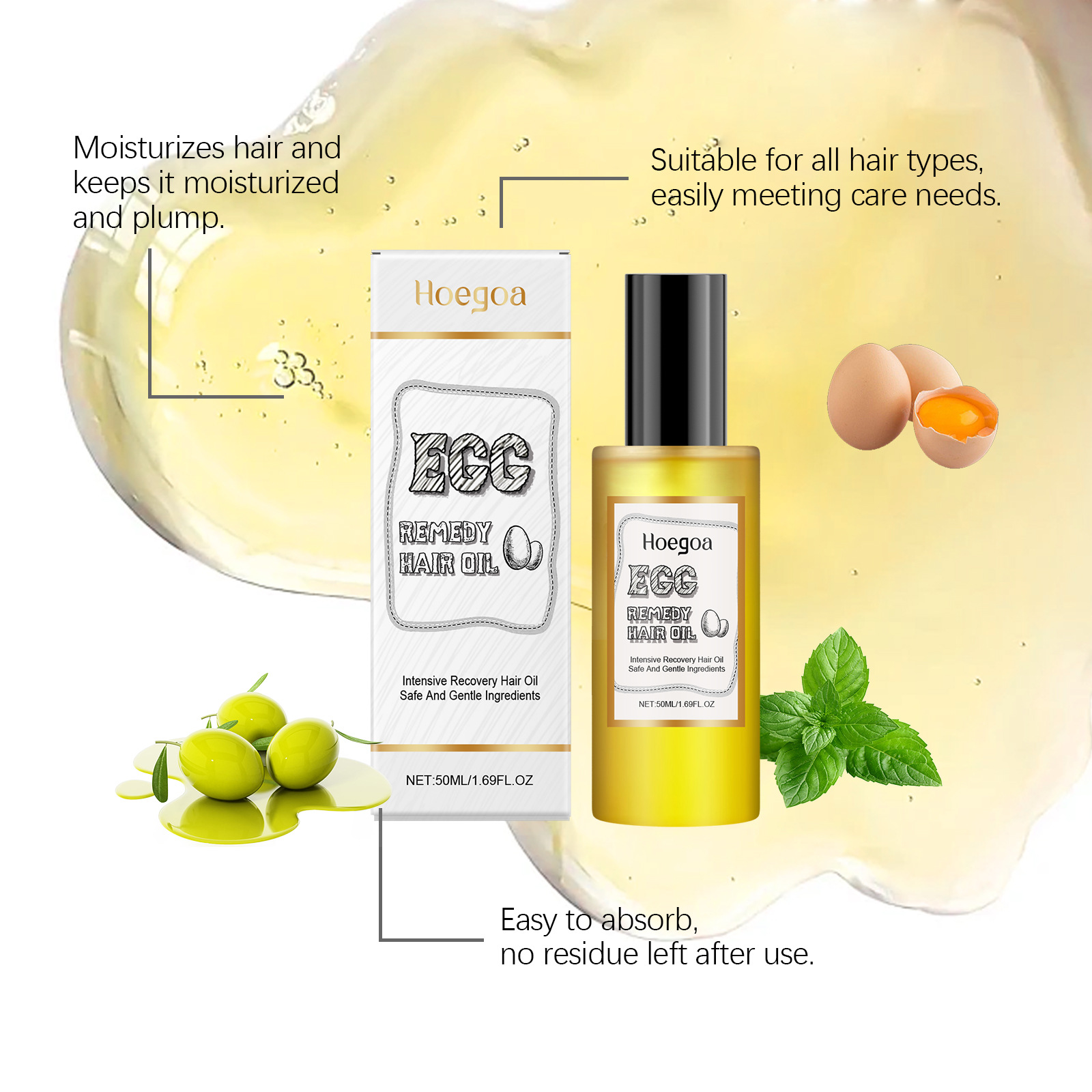 Egg Remedy Hair Oil Restore So - đánh giá và giá Hair Care Natural
