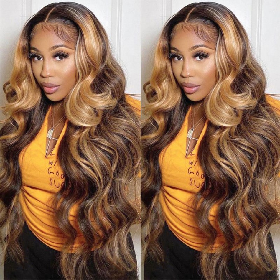 250 Density Highlight Wigs Hum - đánh giá và giá Lace Front Wig