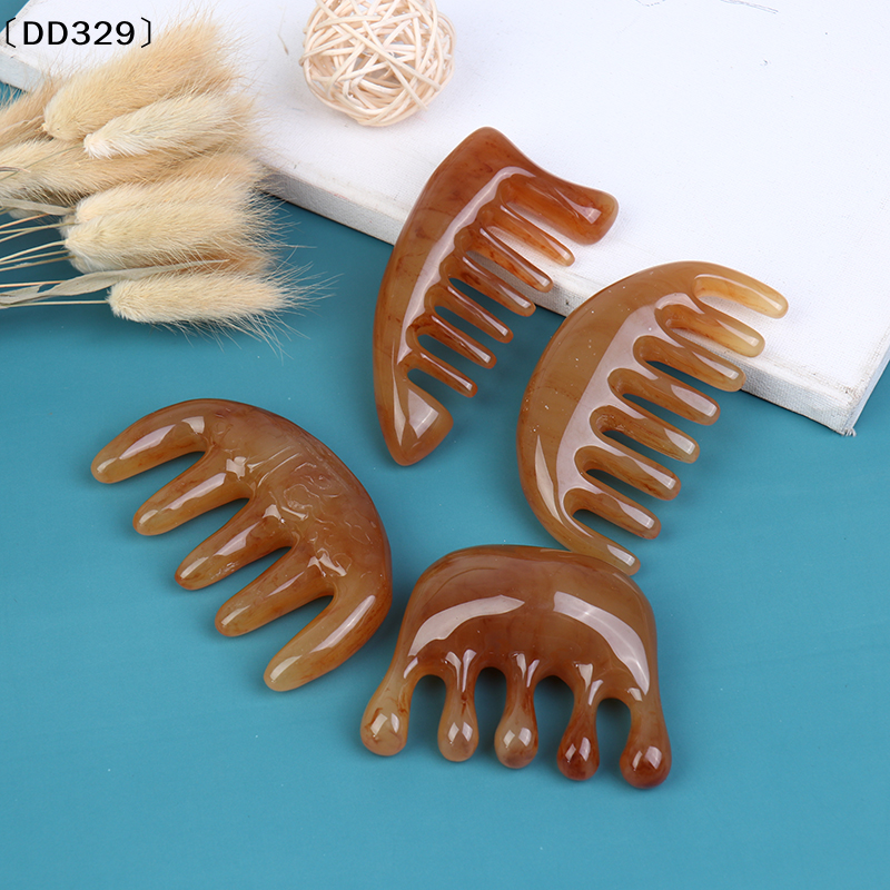 1×Natural Ox Horn Pocket Comb  - đánh giá và giá Hair Care Natural