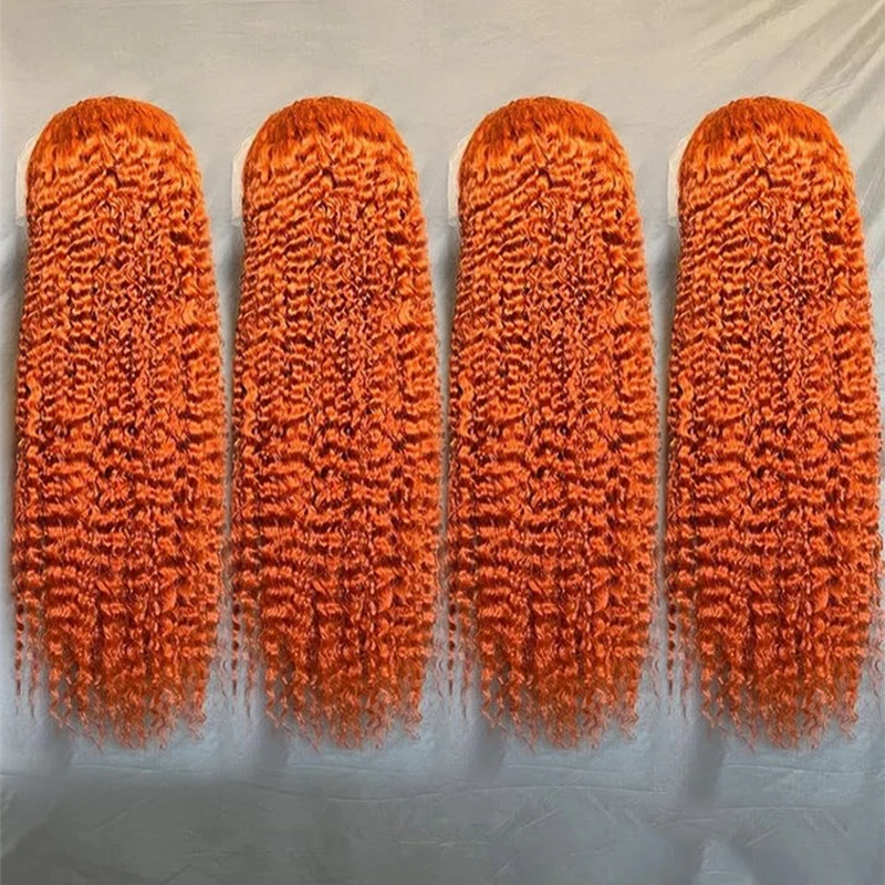 13x6 Ginger Orange Deep Wave L - đánh giá và giá Lace Front Wig