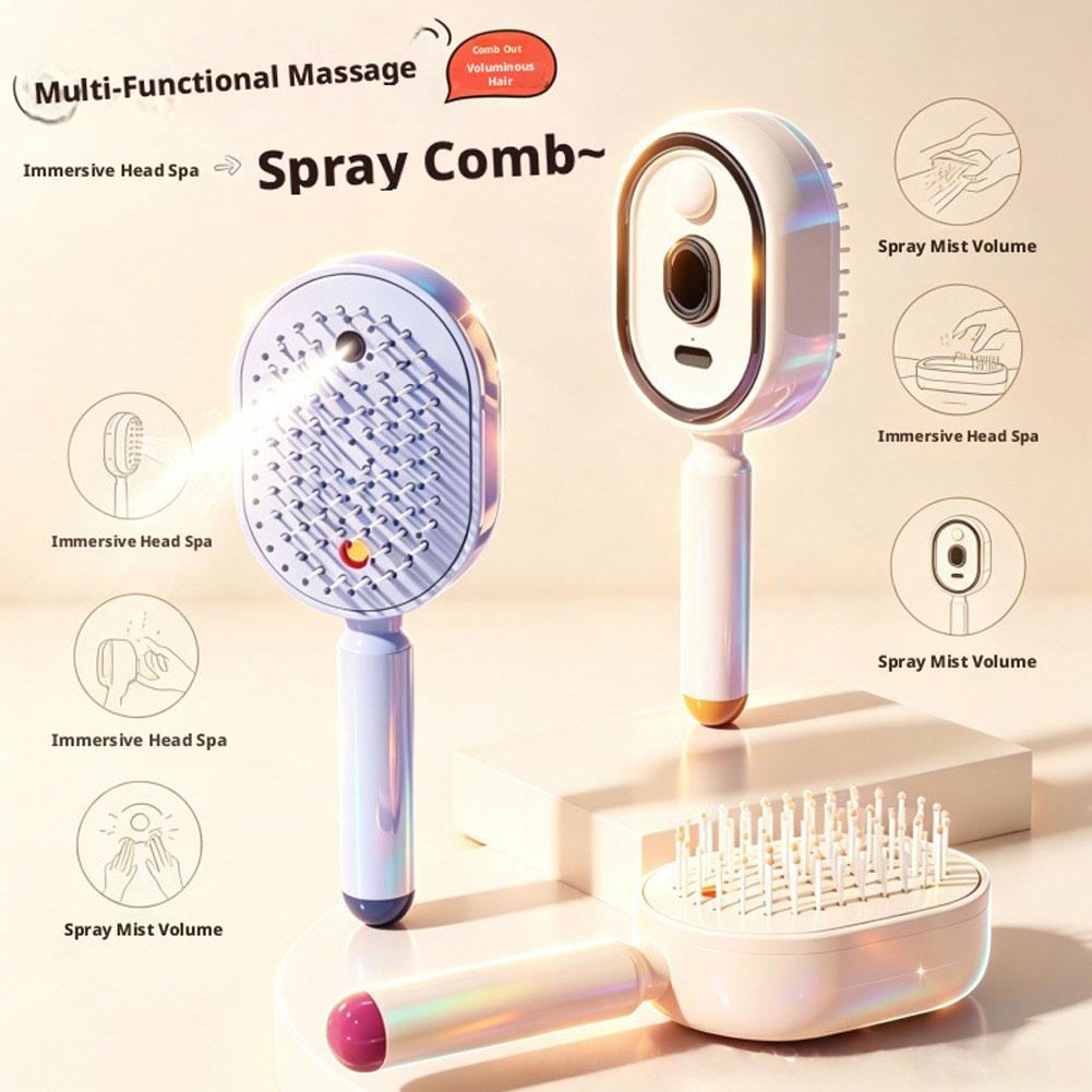 Electric Spray Comb Set with A - đánh giá và giá Hair Care Essential Oil Atomizing