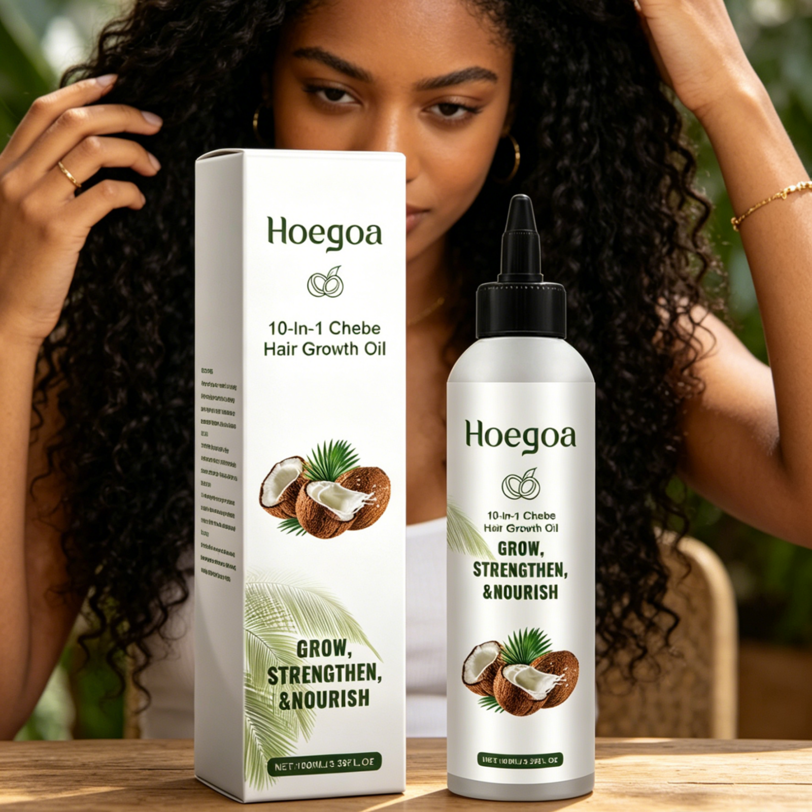 Hoegoa Chebe Hair Growth Oil F - đánh giá và giá Hair Care Natural