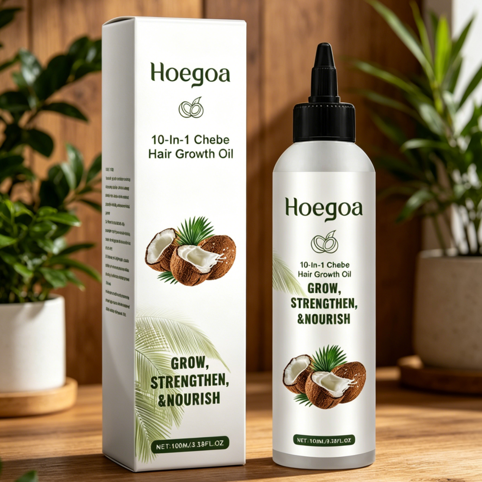 Hoegoa Chebe Hair Growth Oil F - đánh giá và giá Hair Care Natural