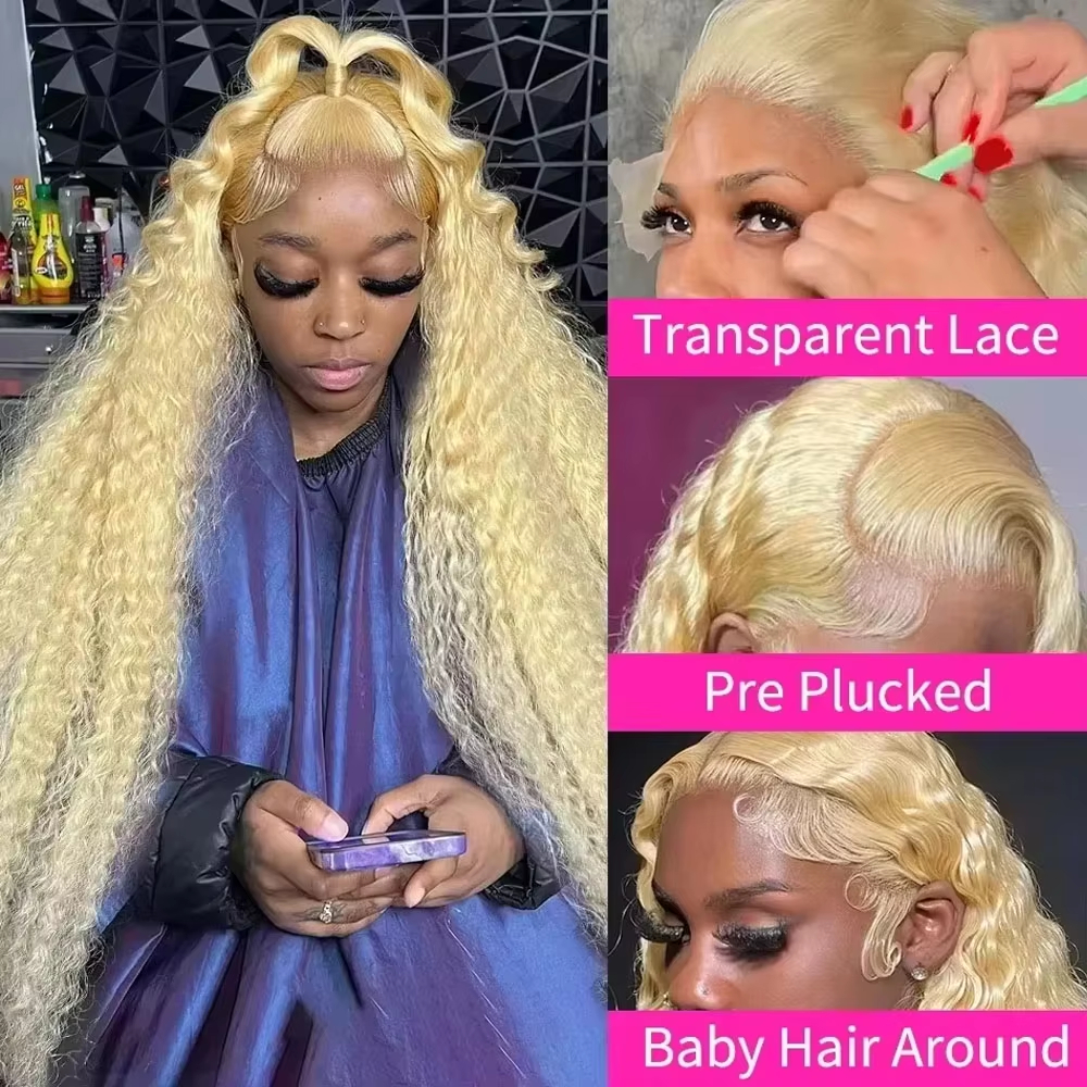 613 Deep Wave Frontal Wig 13x6 - đánh giá và giá Lace Front Wig