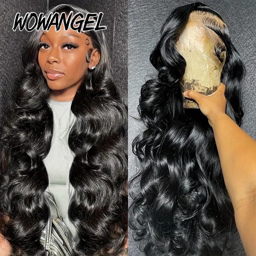 WOWANGEL Jet Black Body Wave L - đánh giá và giá Lace Front Wig