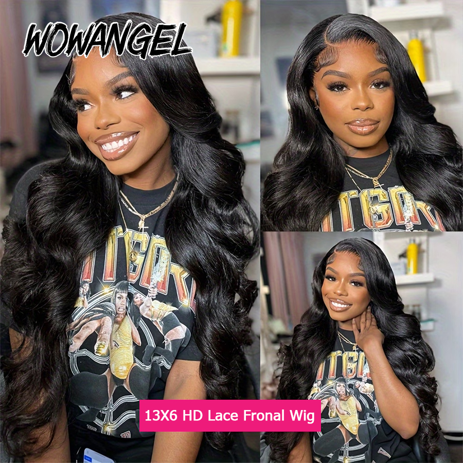 WOWANGEL Jet Black Body Wave L - đánh giá và giá Lace Front Wig