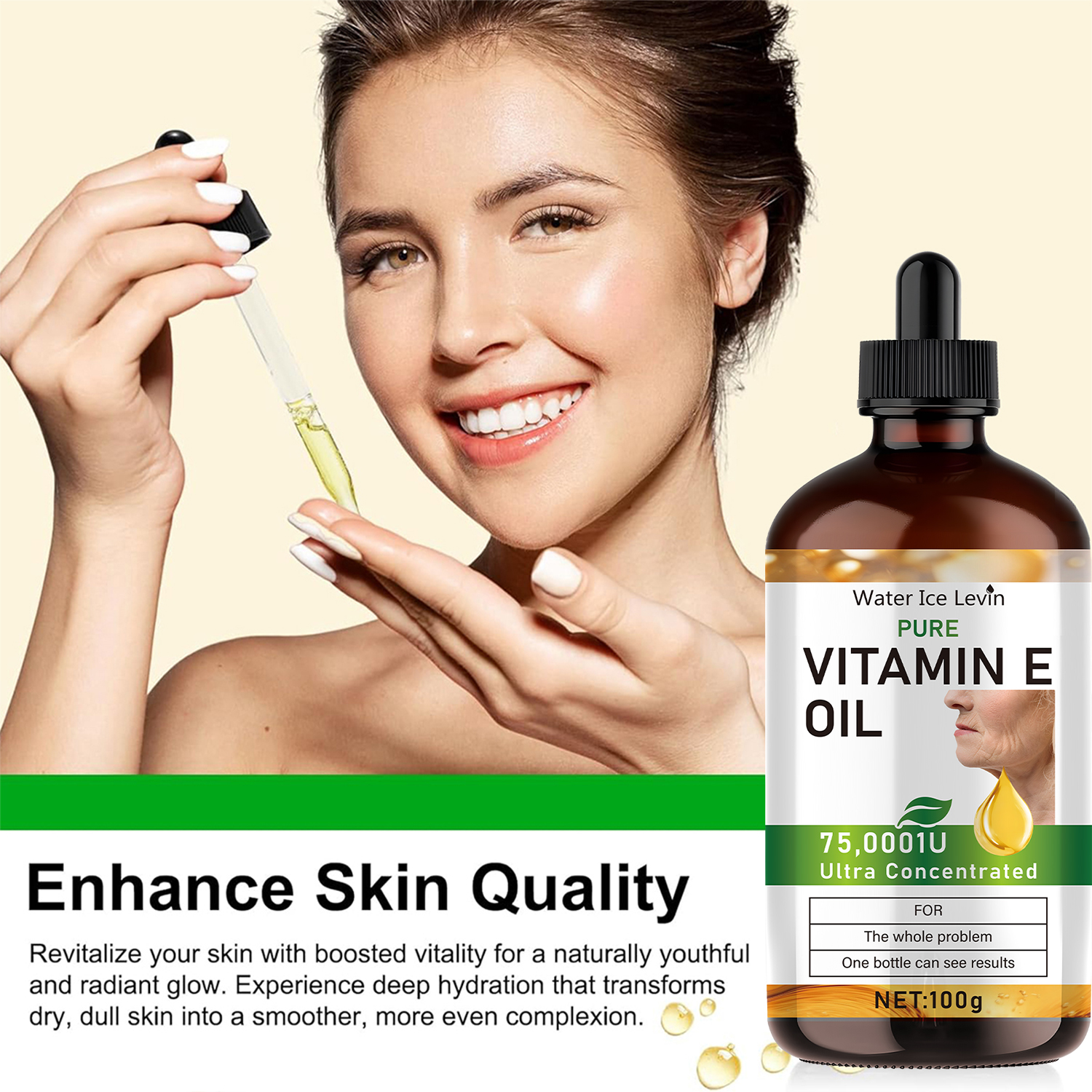 100ml Natural Vitamin E Essent - đánh giá và giá Hair Care Capsule
