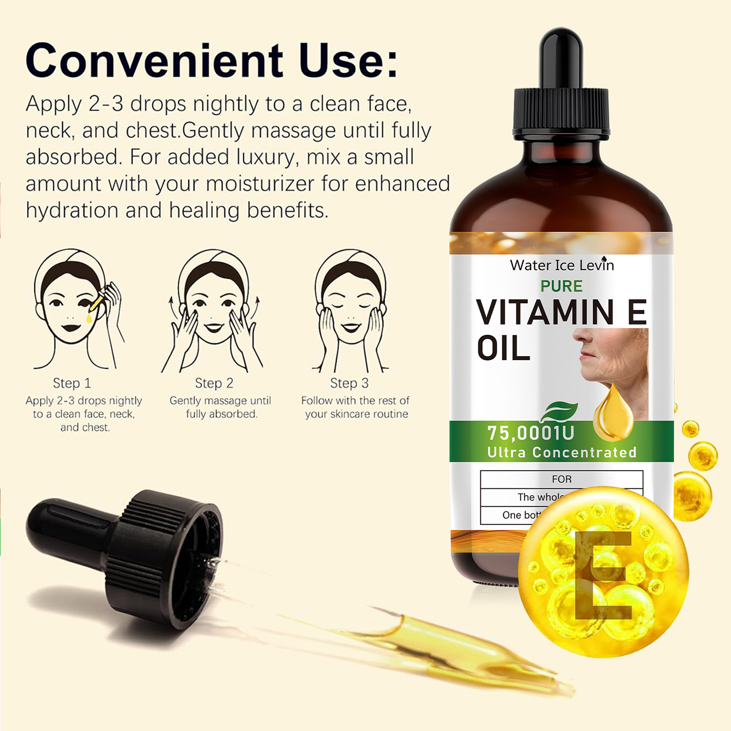 100ml Natural Vitamin E Essent - đánh giá và giá Hair Care Capsule