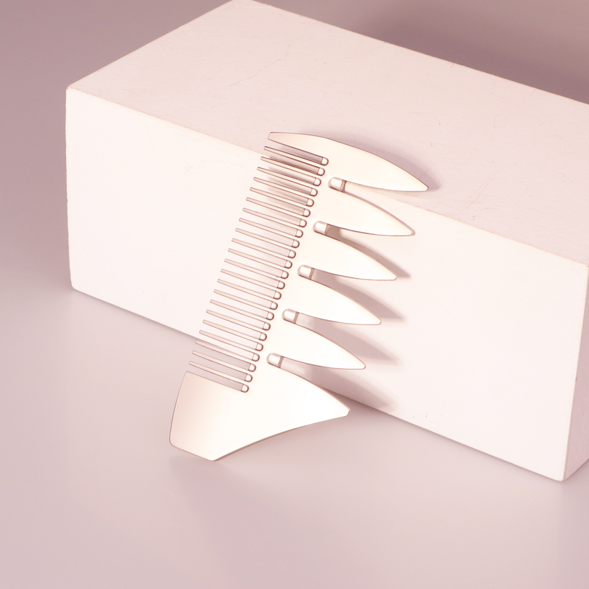 1pc stainless steel metal doub - đánh giá và giá Detangling Wide Comb
