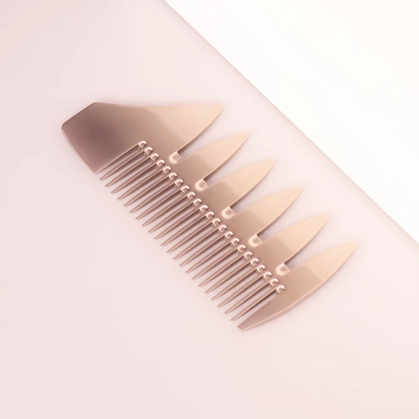 1pc stainless steel metal doub - đánh giá và giá Detangling Wide Comb