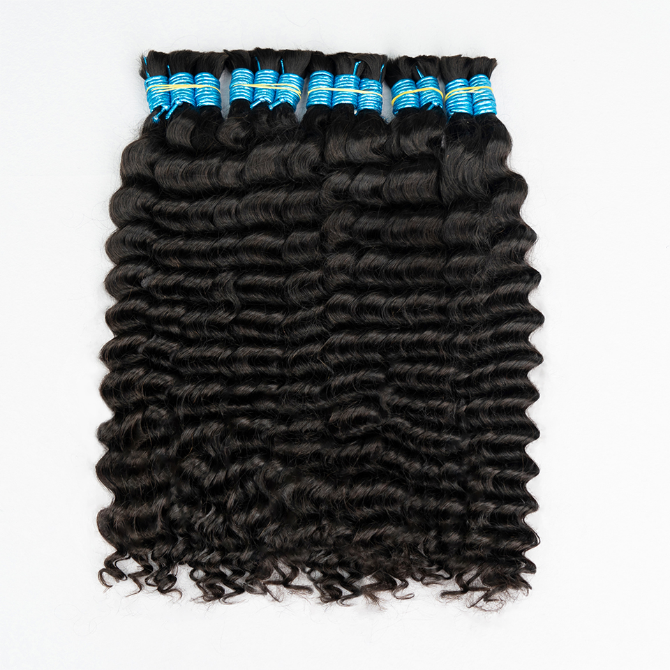 Mink Hair Bulk Loose Deep Wate - đánh giá và giá Hair Care Indian