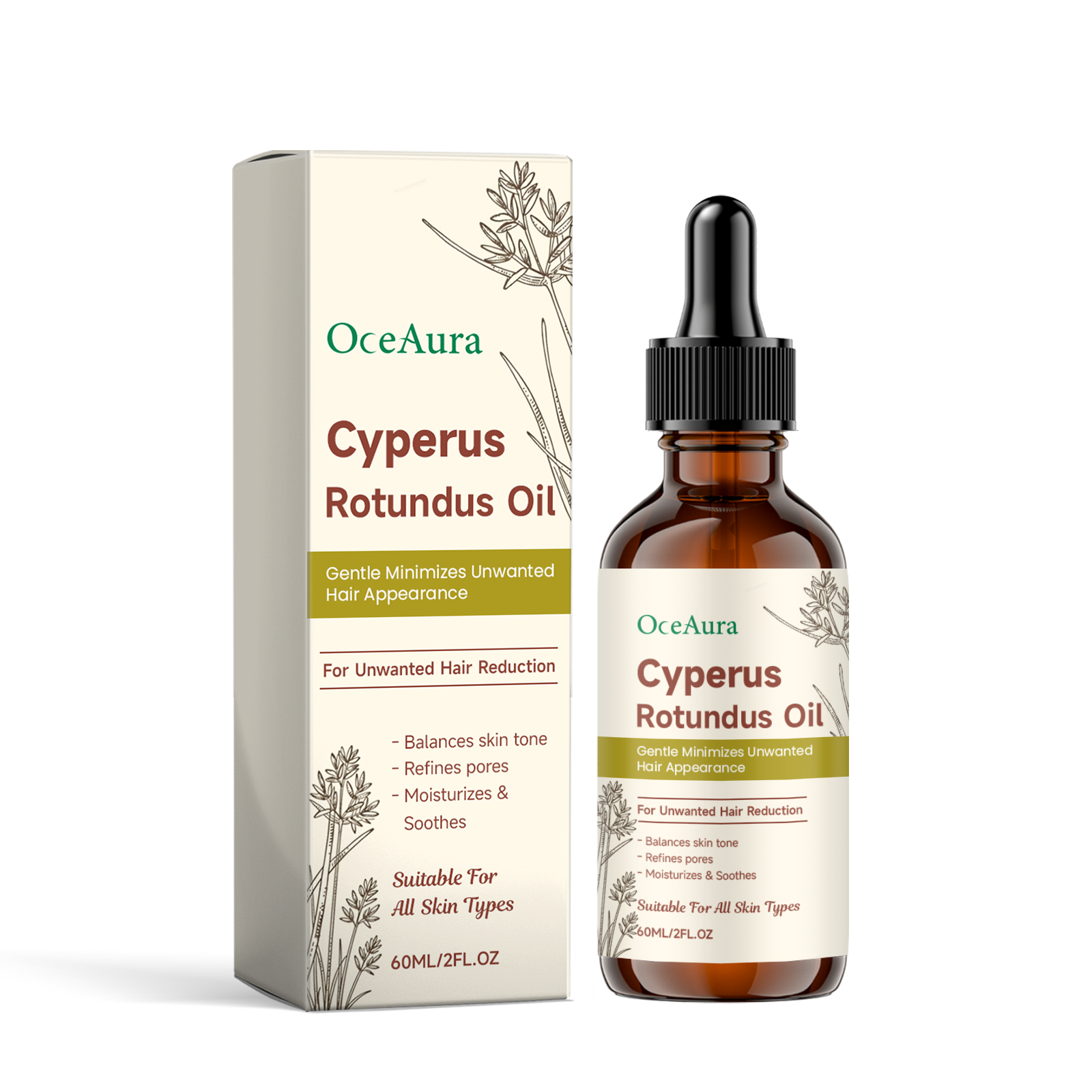 Cyperus Rotundus Hair Removal  - đánh giá và giá Hair Care Essence Oil