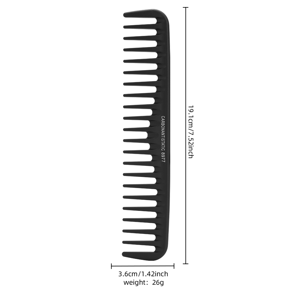 Black Flattop Hair Cutting Com - đánh giá và giá Detangling Wide Comb