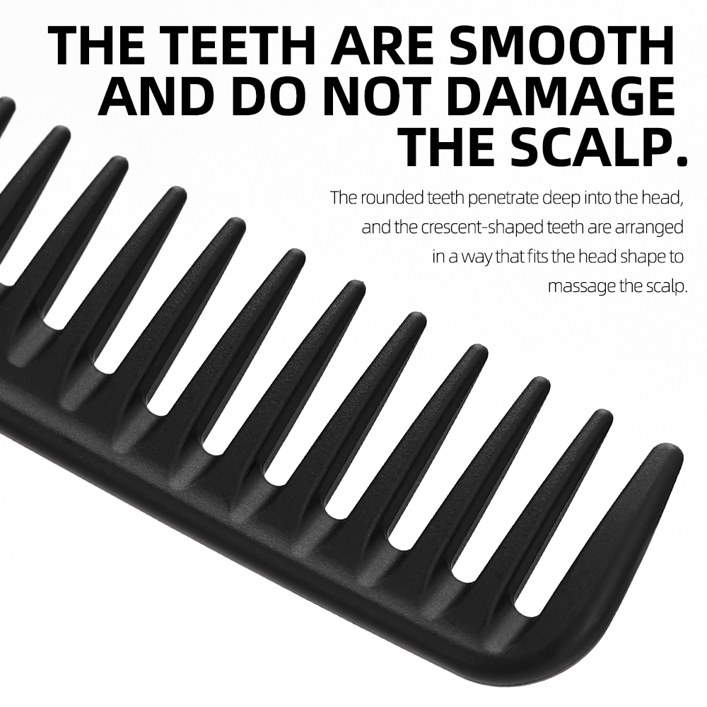 Black Flattop Hair Cutting Com - đánh giá và giá Detangling Wide Comb
