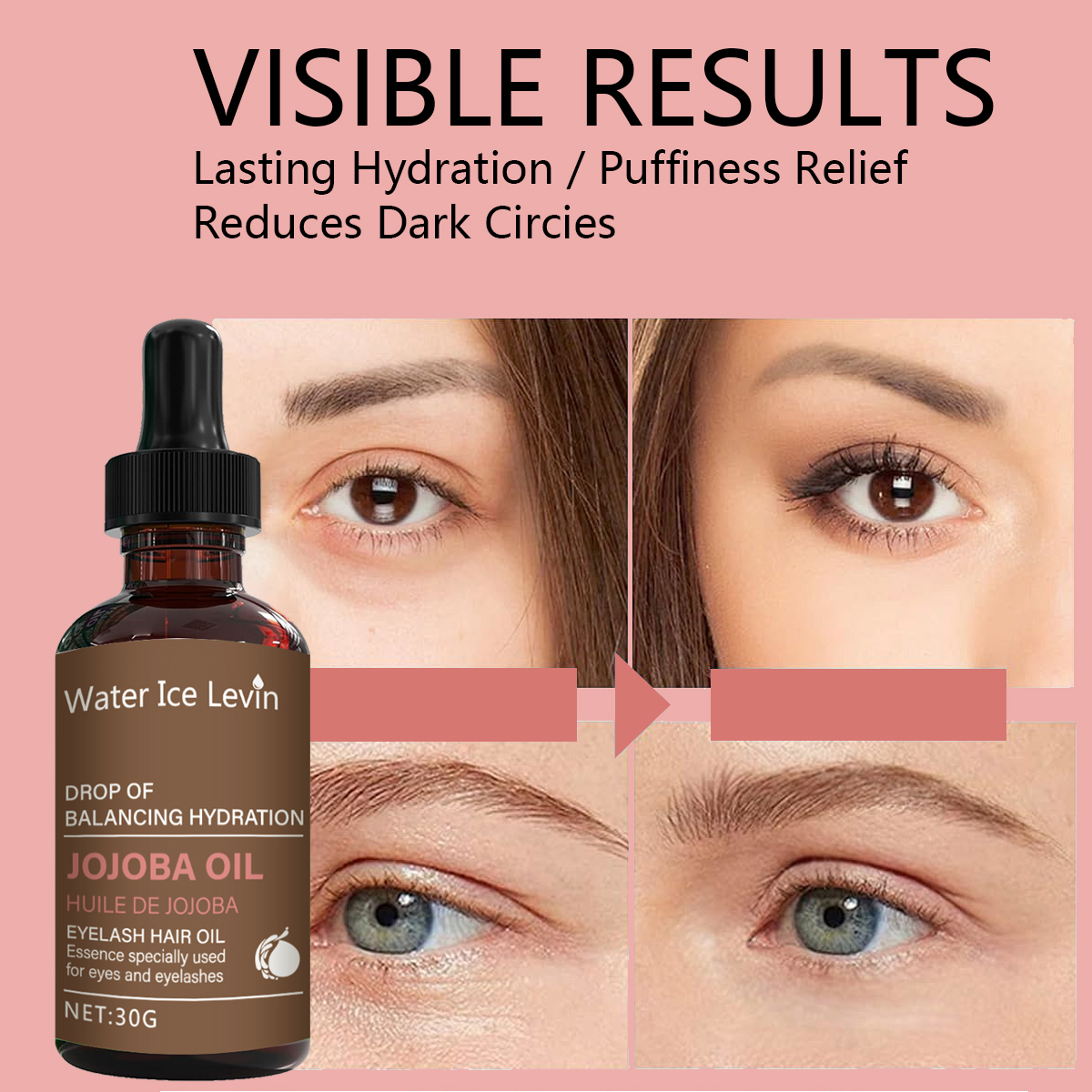 Jojoba Eyelash Growth Oil with - đánh giá và giá Hair Care Honey