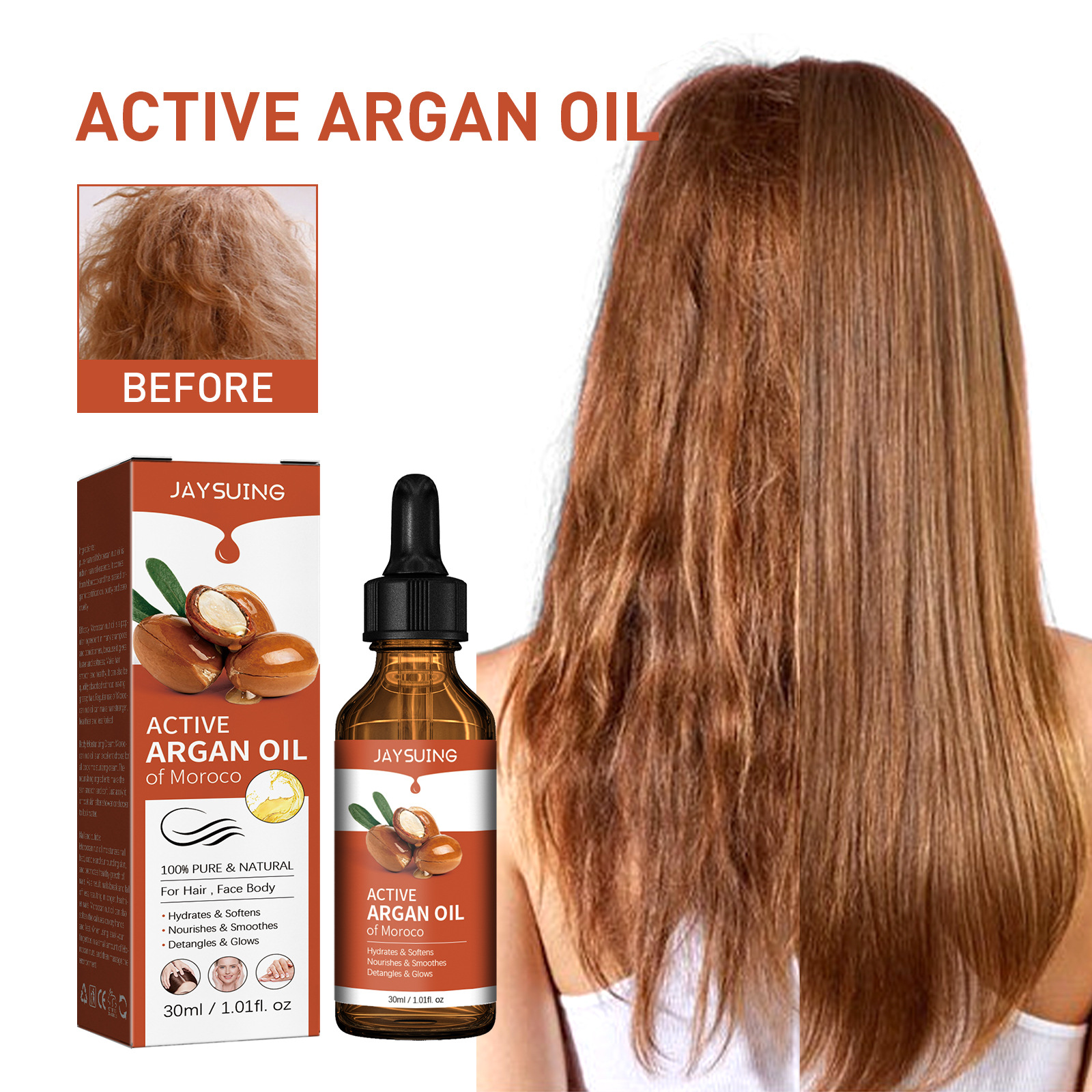 Argan Oil for Hair Treatment S - đánh giá và giá Hair Care Organic