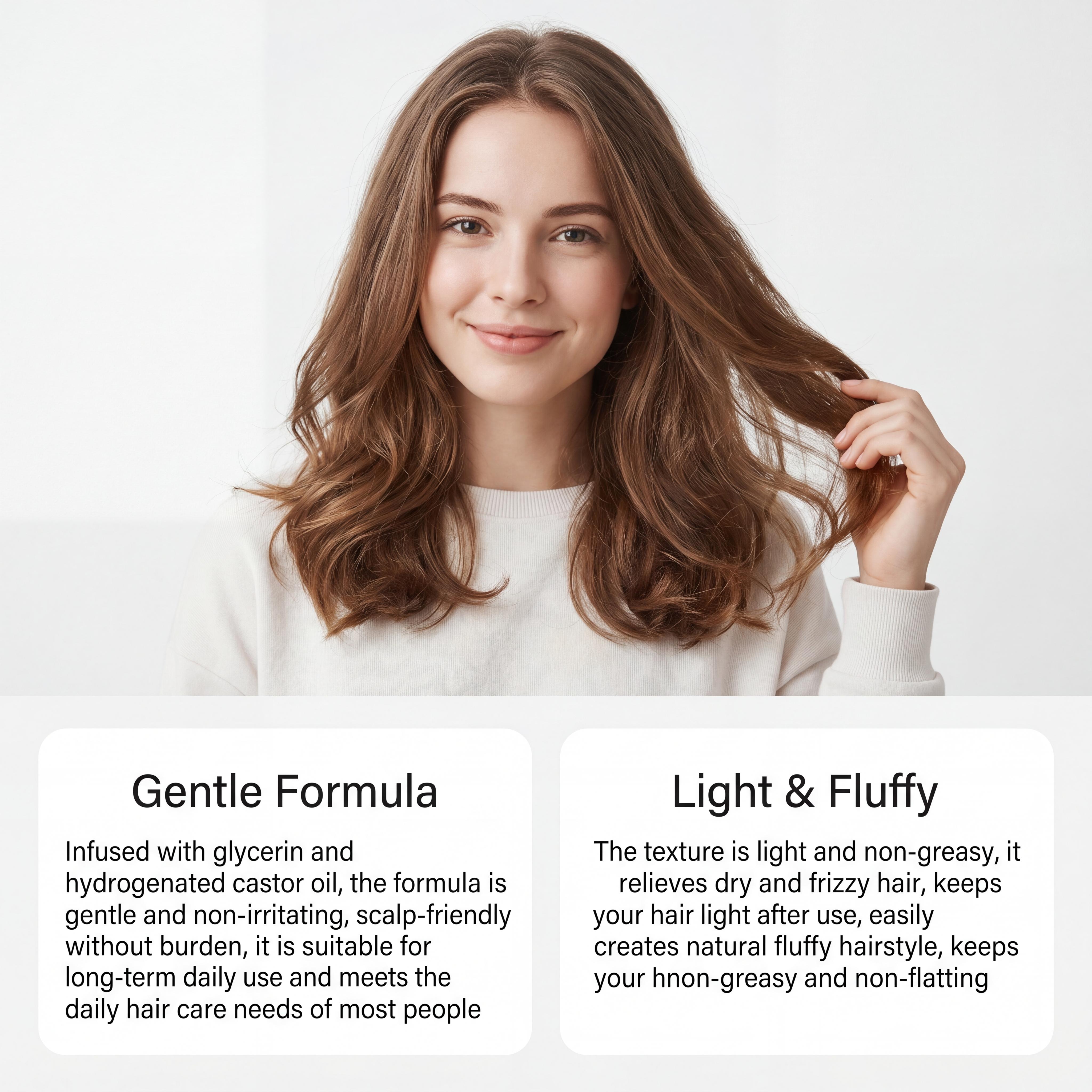 Fluffy Hair Serum With Built-I - đánh giá và giá Hair Care Korean Products