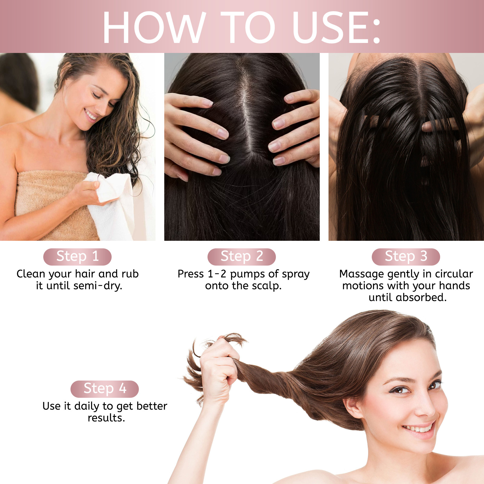 1-5 pcs Hair Growth Activator  - đánh giá và giá Hair Care Korean Products