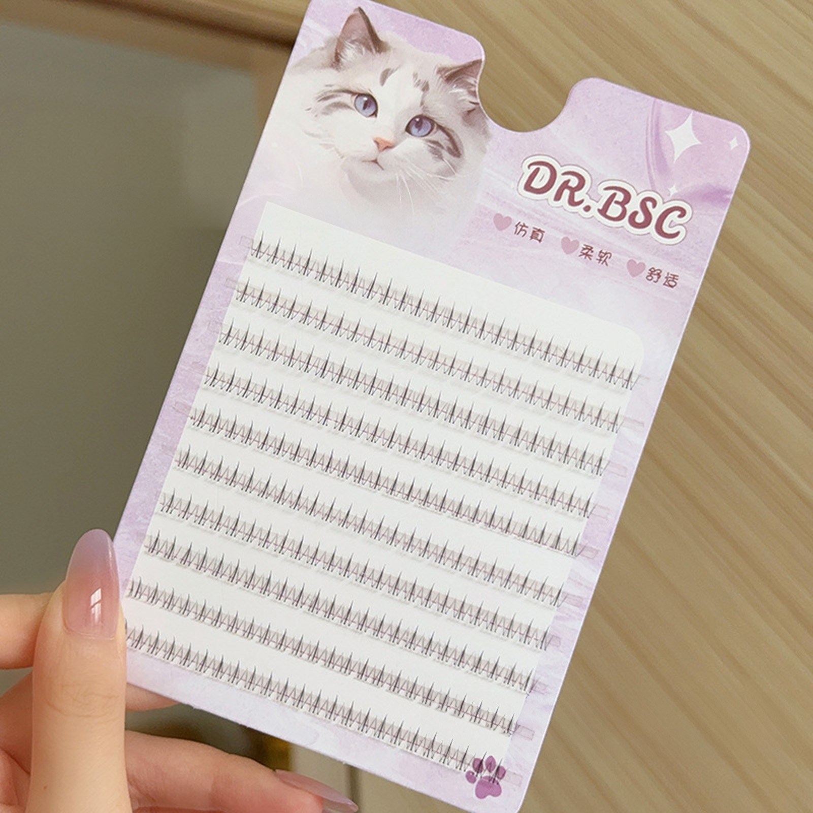 Thin Band Bottom False Eyelash - đánh giá và giá Hair Care Korean Products